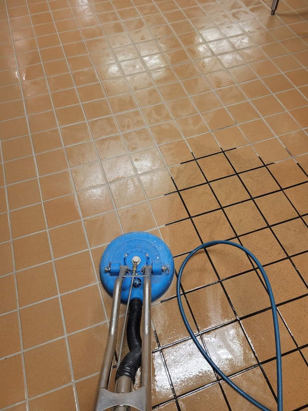 tile cleaning service removing dirt and restoring tile shine